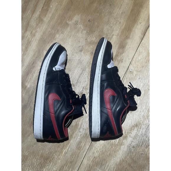 Nike Air Jordan 1 Low Black/Fire Red White 553558-063 Men 8 main image 7